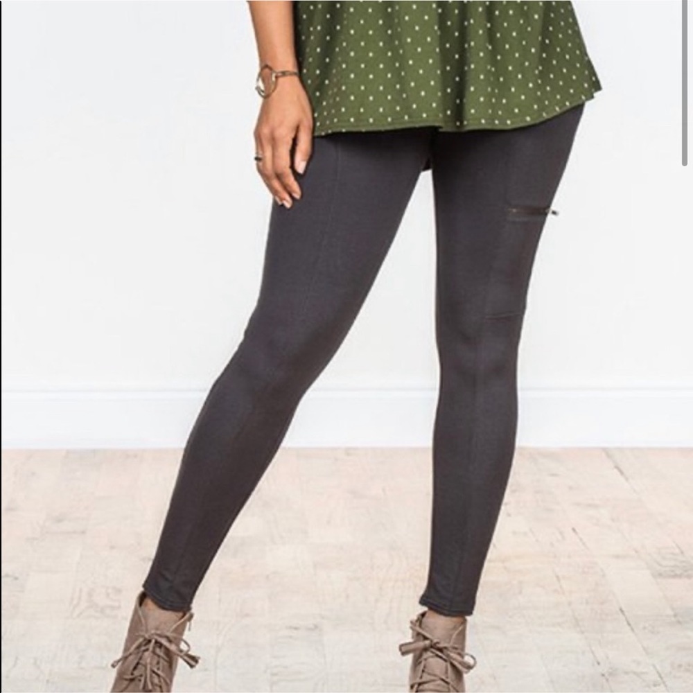 Matilda Jane Zip Zip Hooray ponte leggings